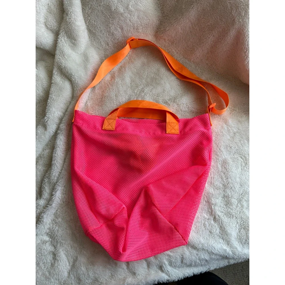 Glob vibrant Pink/Orange Primary Shift Mesh Bag Size OS